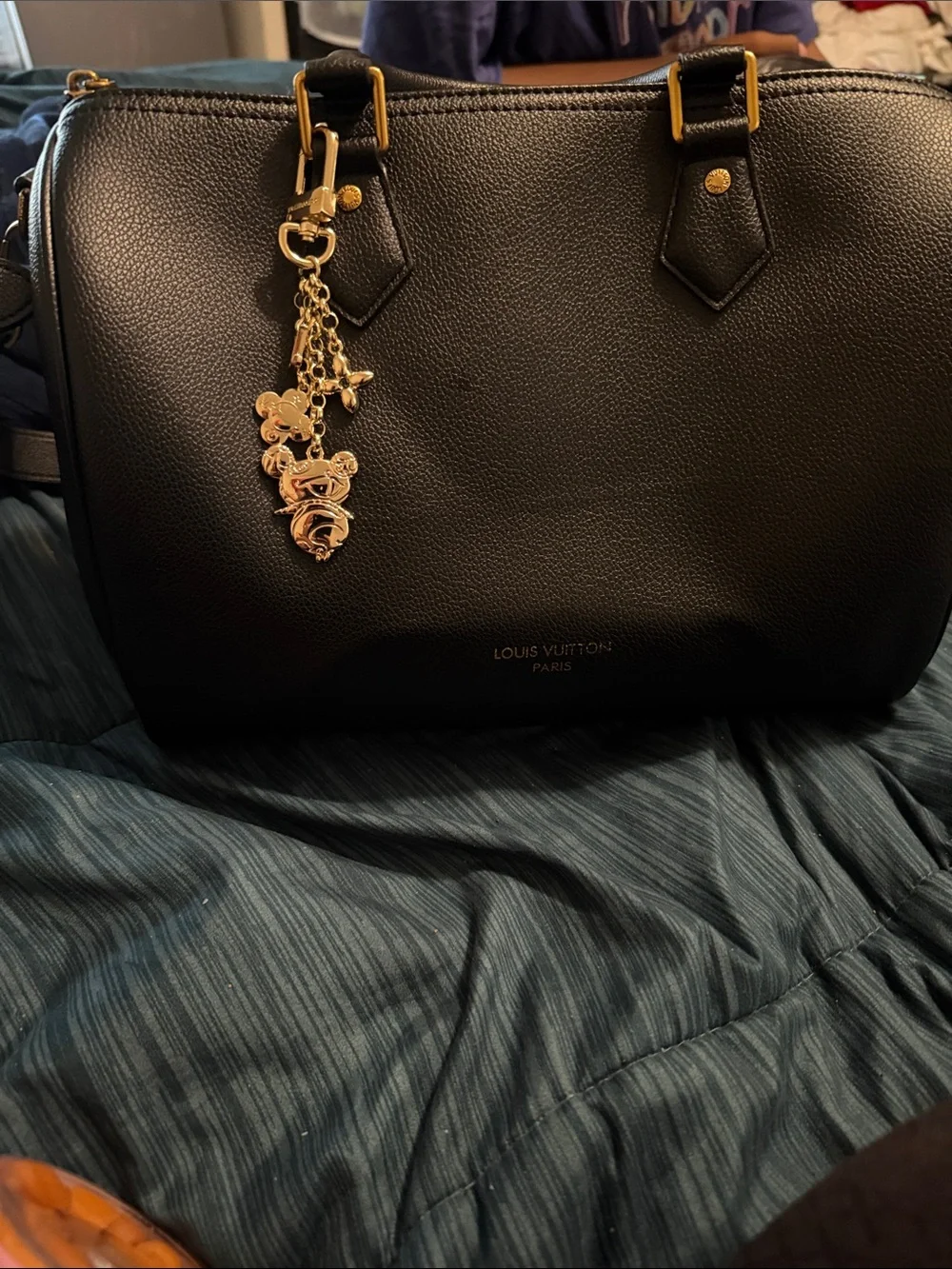 Louis Vuitton Black Leather Alma BB Satchel